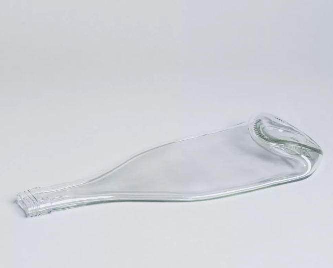 Plateau en verre upcyclé Made in France - El Dali -