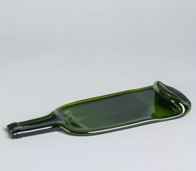 Plateau en verre upcyclé Made in France - El Dali -