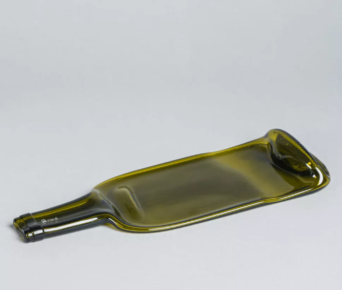 Plateau en verre upcyclé Made in France - El Dali -