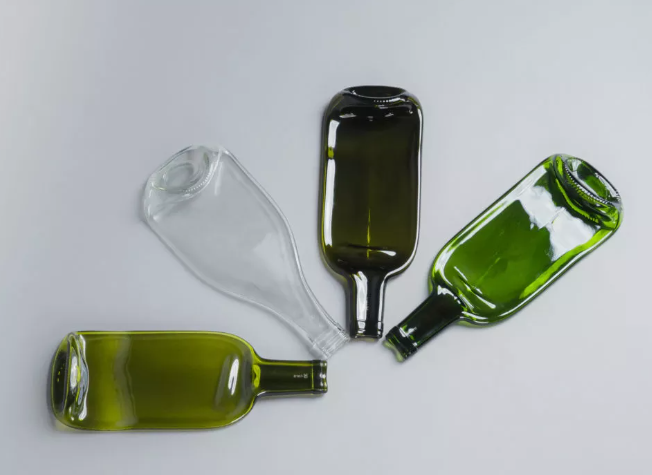 Plateau en verre upcyclé Made in France - El Dali -