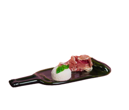 Plateau en verre upcyclé Made in France - El Dali