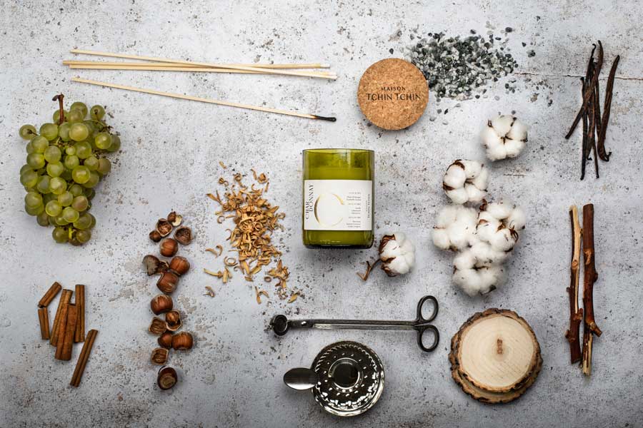 Bougie parfumée Chardonnay Made in France -