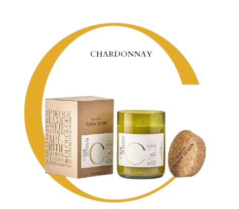Bougie parfumée Chardonnay Made in France -