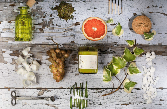 Bougie parfumée Sauvignon Made in France - 4