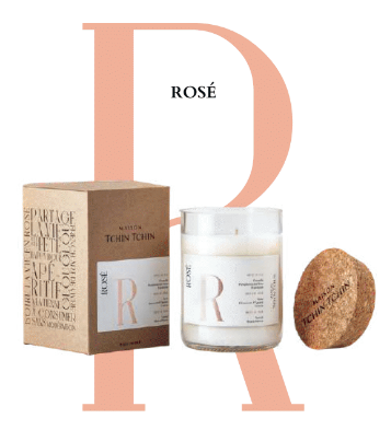 Bougie parfumée Rosé Made in France -