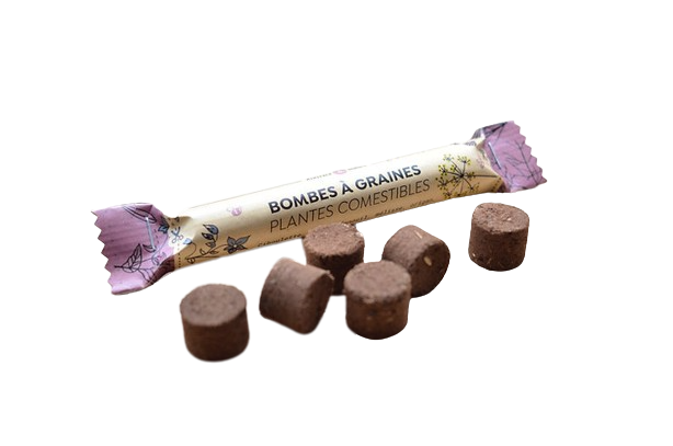 6 bombes à graines à semer Made in France