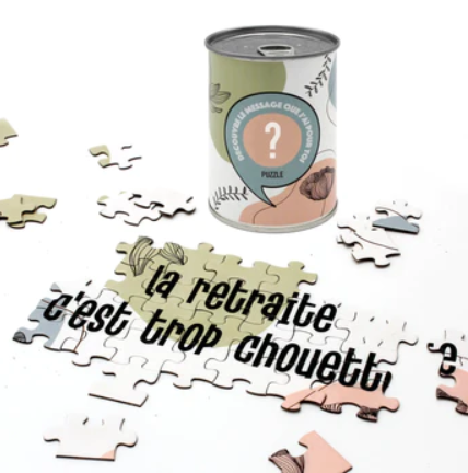 Puzzle pour faire passer un message Made in France - 8