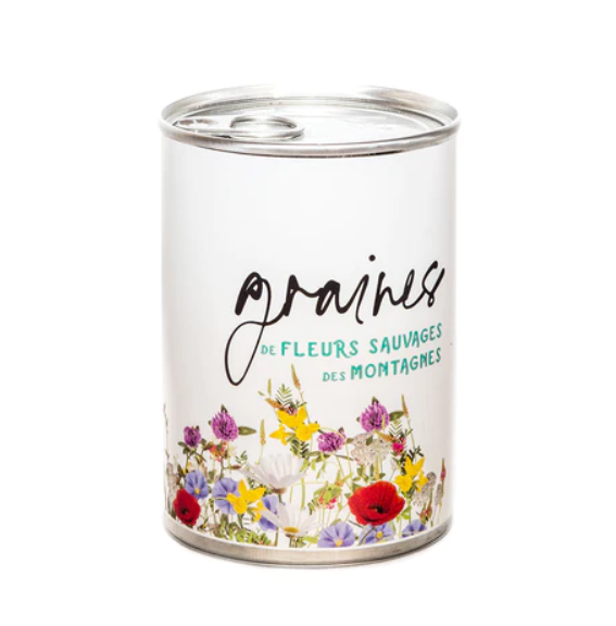 Kit de graines à semer personnalisable Made in France -