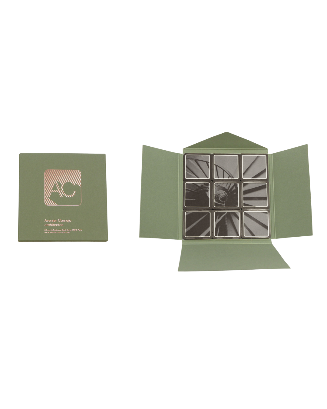 Pochette de 9 chocolats personnalisable fabriquée en France