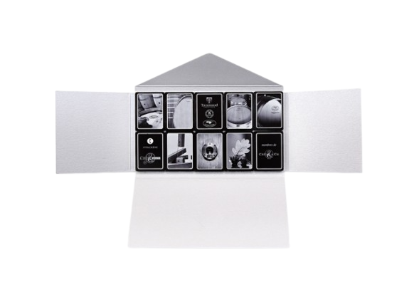 Pochette de 10 chocolats personnalisable fabriquée en France