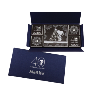 Etui fourreau de 8 chocolats personnalisable -