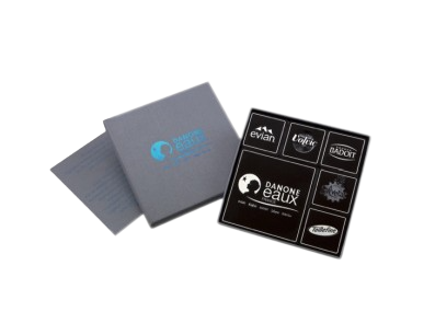 Coffret monté de 8 chocolats personnalisable -