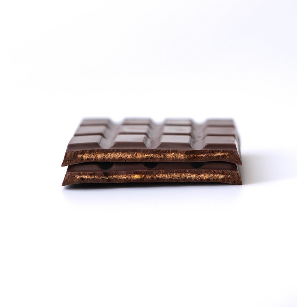 Tablette de chocolat pralinée au maïs divin bio - 2