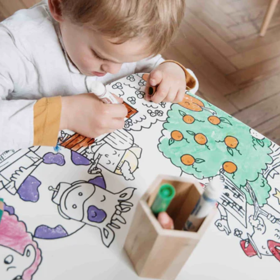 Table d'activité à colorié à l'infini - Coloritable -