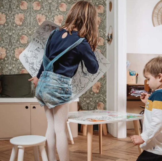 Table d'activité à colorié à l'infini - Coloritable -