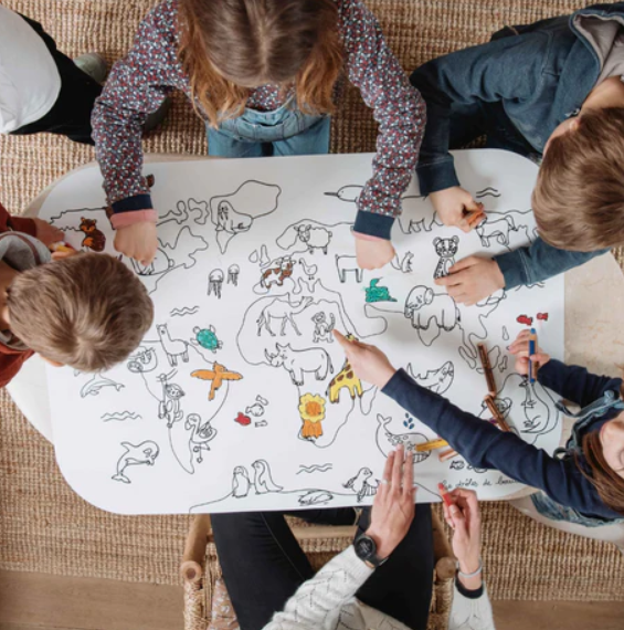 Coloriage géant réutilisable à l'infini - Coloriboard -