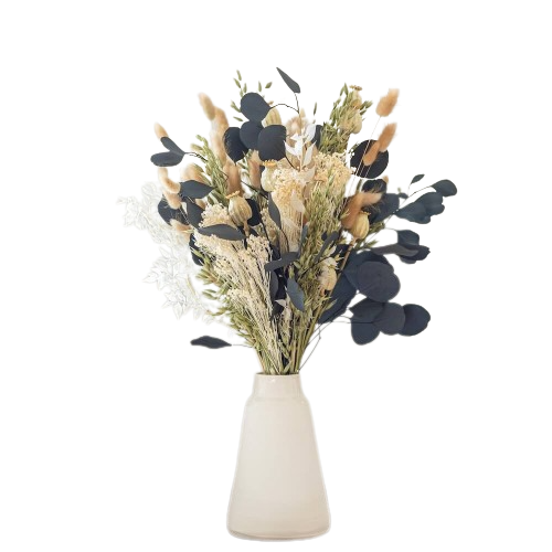 Bouquet de fleurs séchées - Poème