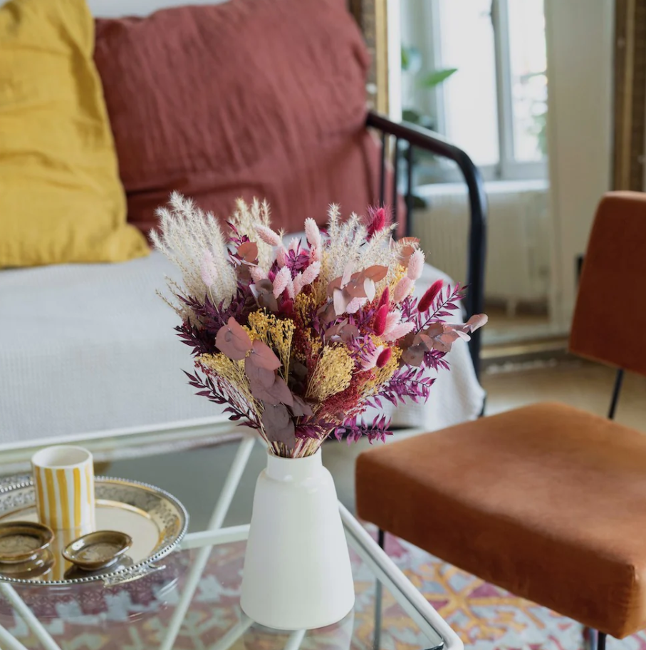 Bouquet de fleurs séchées - Rond - 3