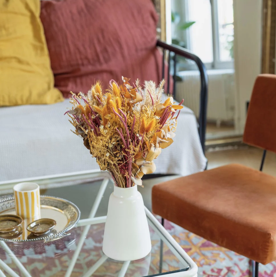 Bouquet de fleurs séchées - Rond - 4