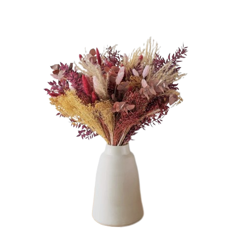 Bouquet de fleurs séchées - Rond