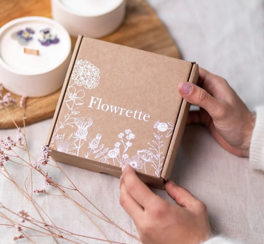 Bougie coulée à  la main à la cire de soja naturelle - 5