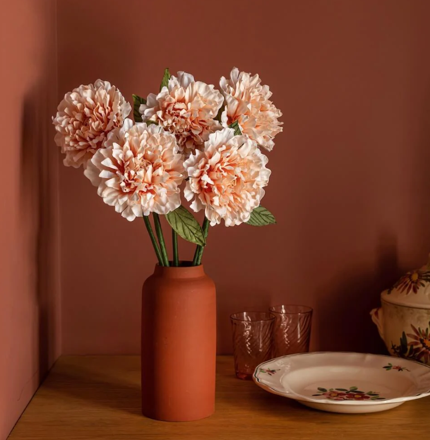 Fleurs en papier de mûrier à l'unité -