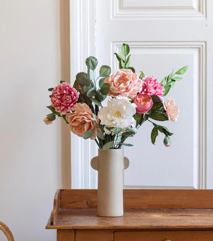 Bouquet de fleurs en papier -