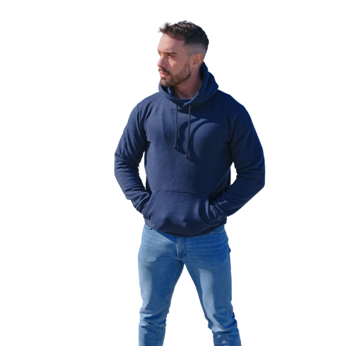 Sweatshirt à capuche en coton upcyclé Made in Europe - 2