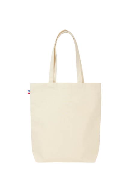 Sac cabas en coton avec soufflet de fond Made in France - Jacques
