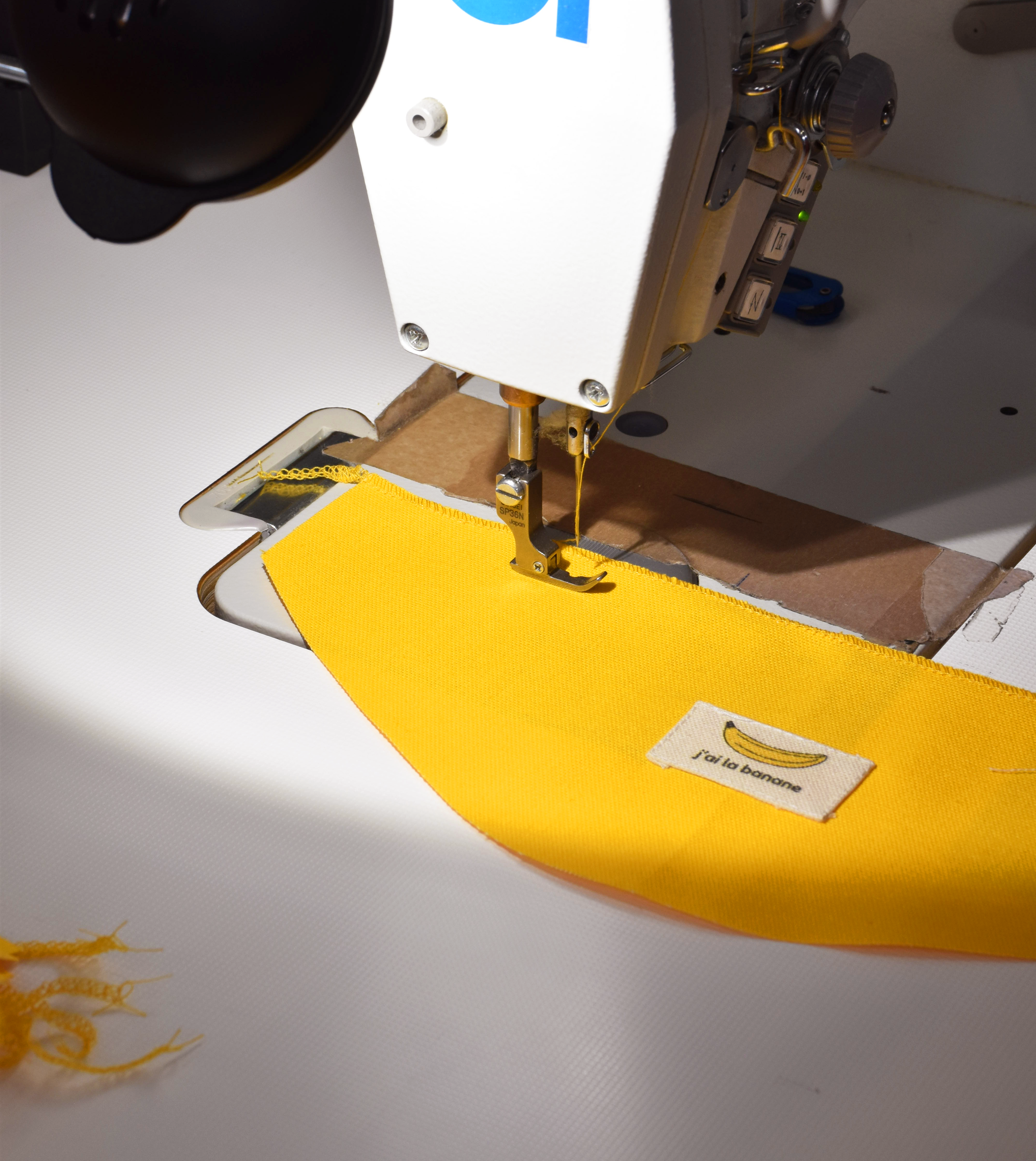 Sac banane en coton recyclé fabriqué en France - Tom -