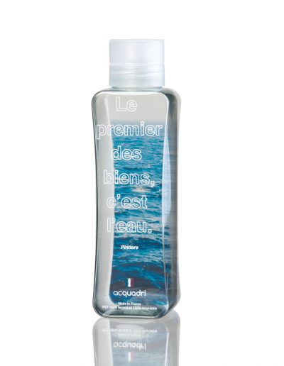 Bouteille nomade en plastique recyclé Made in France