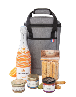 Coffret gourmand avec sacoche isotherme