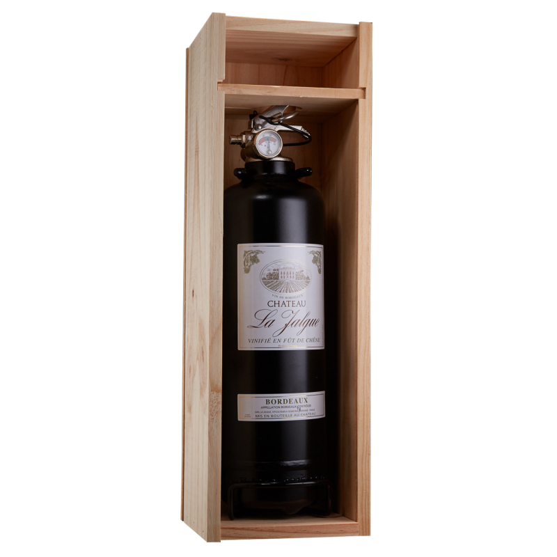 Extincteur avec coffret en bois Made in France -