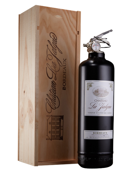 Extincteur avec coffret en bois Made in France