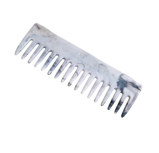 Peigne en plastique recyclé Made in France