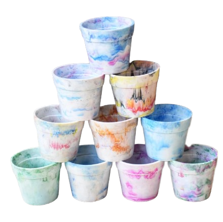 Cache-pot en plastique recyclé Made in France -