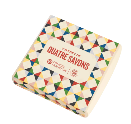 Coffret de 4 savons solides bio Made in France -