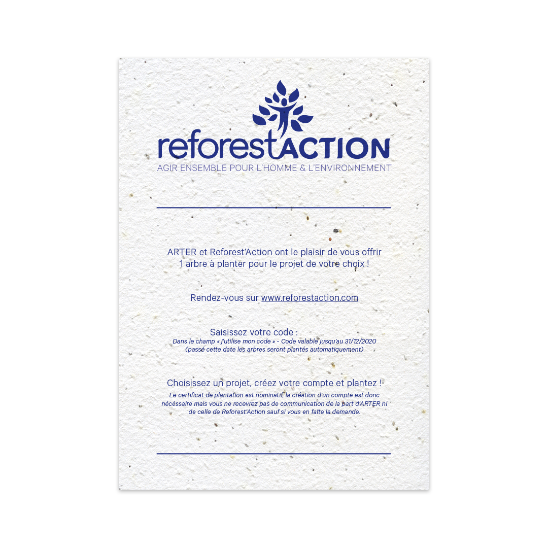 Carte ensemencé en plusieurs formats Made in France -