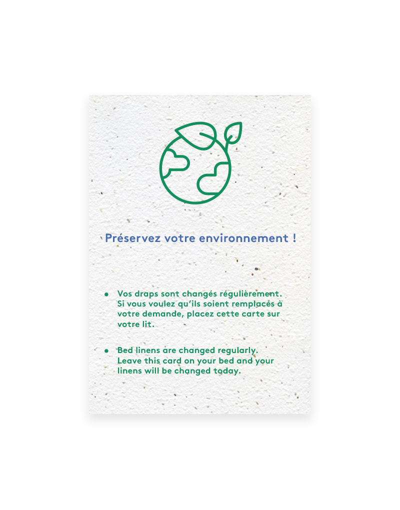 Carte ensemencé en plusieurs formats Made in France -