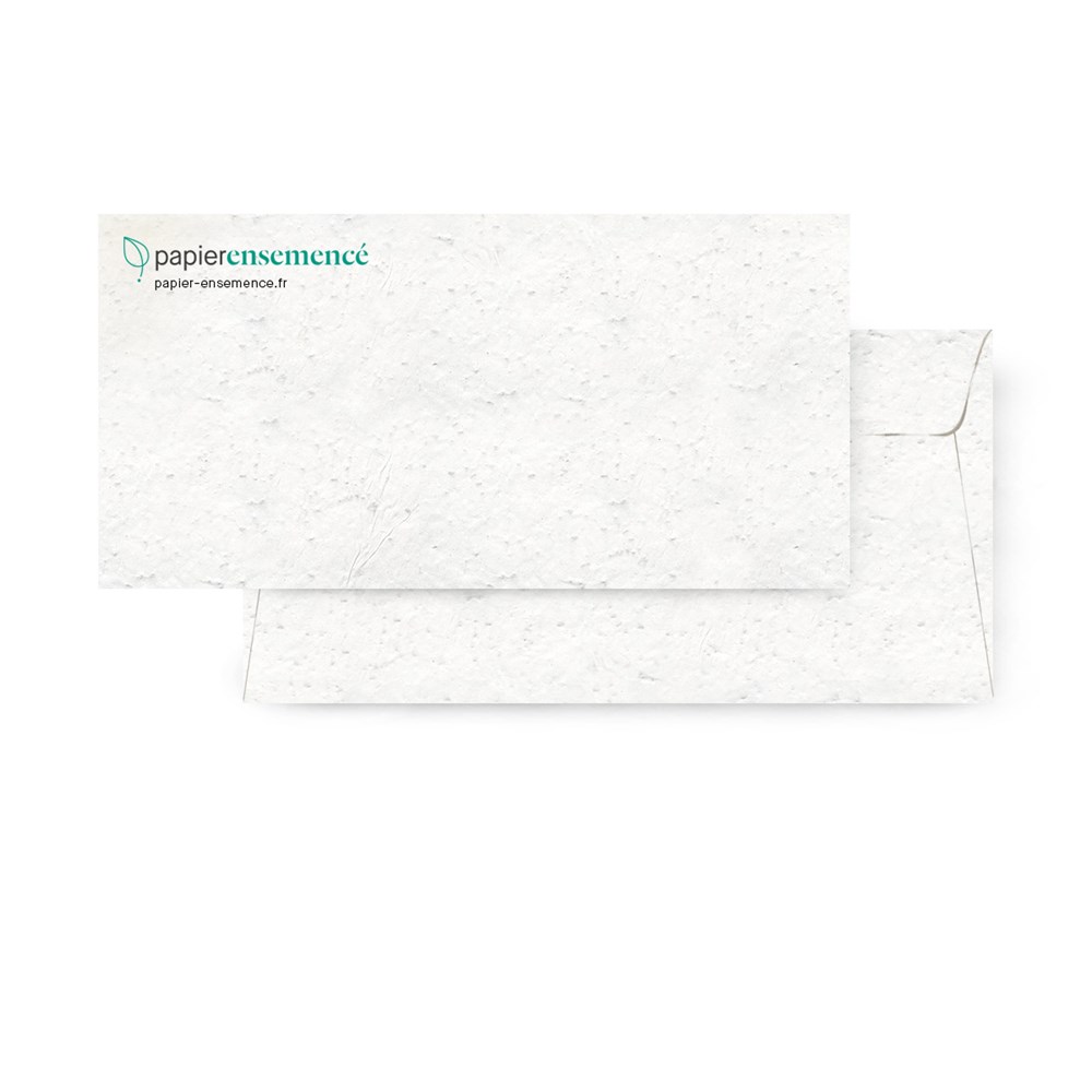 Enveloppe en papier ensemencé Made in France - 100 g -