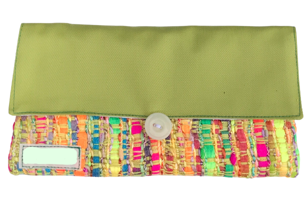 Pochette couture upcyclée Made in France -