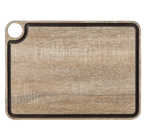 Planche à découper avec rigole personnalisable (37.7 x 27.7 cm)