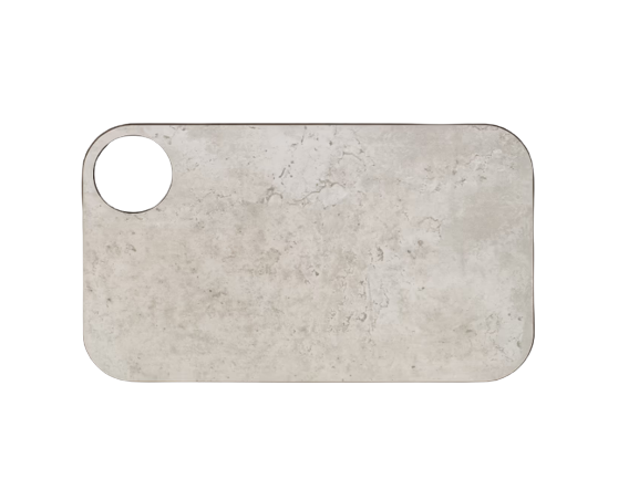 Planche à découper avec rigole personnalisable (20 x 15 cm) -