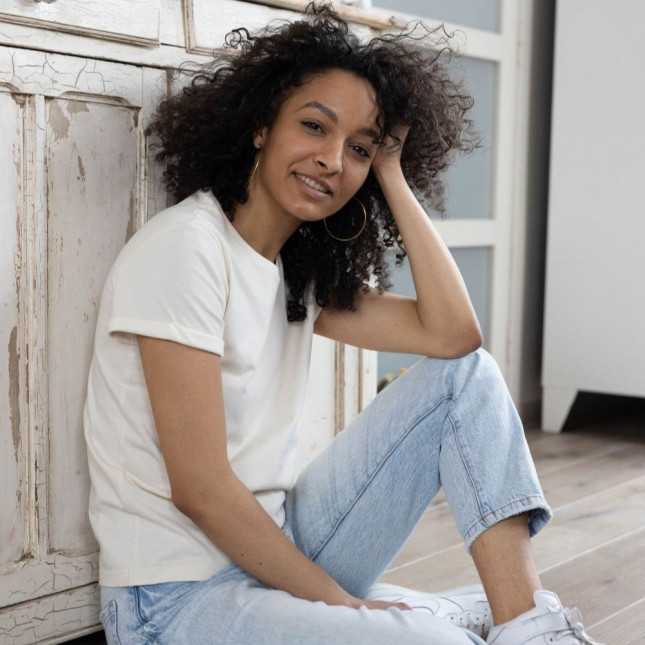 T-shirt jersey pour femme en coton bio 180 gr - Made in France -