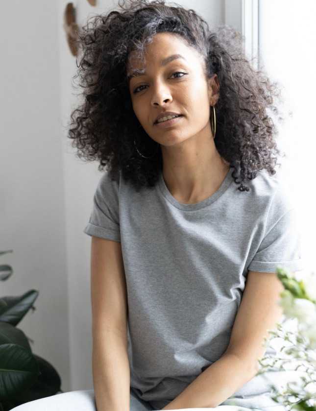 T-shirt jersey pour femme en coton bio 180 gr - Made in France -