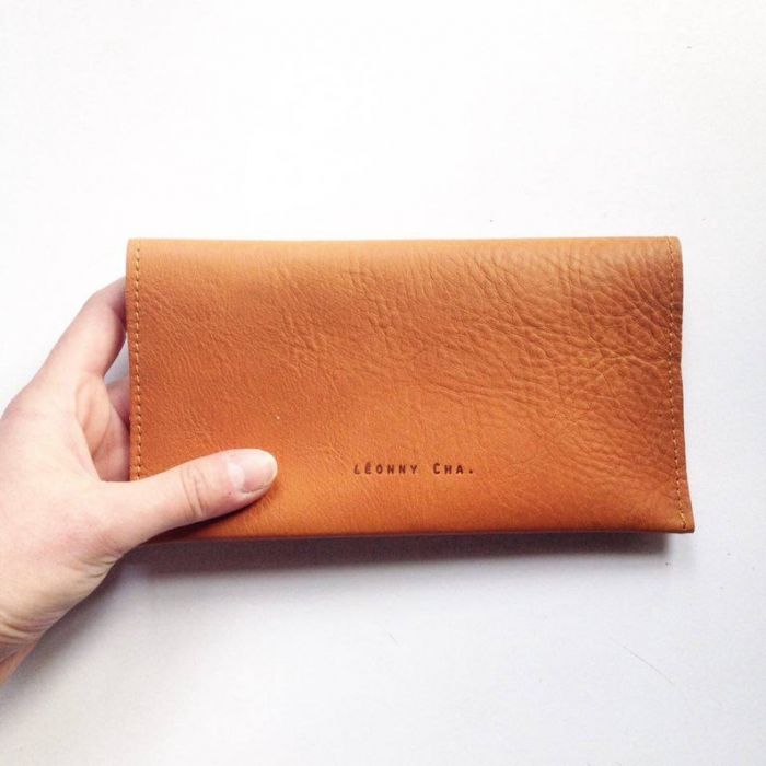 Porte-chéquier en cuir Made in France - Nicolas - 3