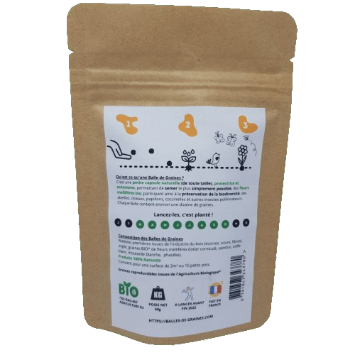 Balles de Graines en vrac à planter - Made in France -