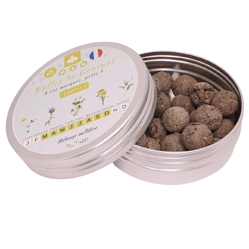 Balles de Graines rondes en vrac à planter - Made in France