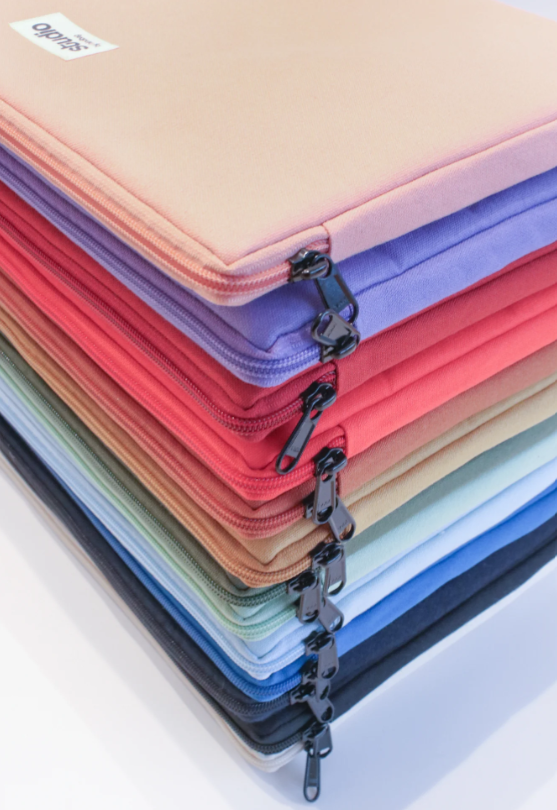 Housse ordinateur en coton bio - Léo - 18