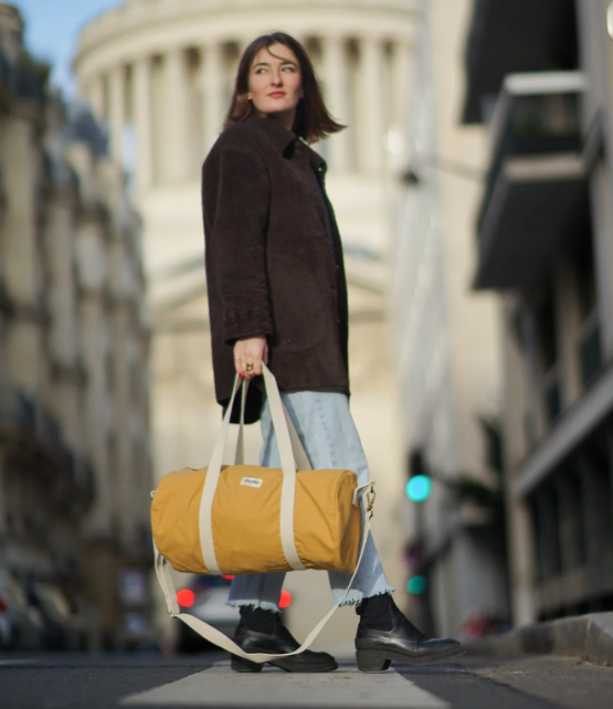 Sac polochon en coton bio - Sam -